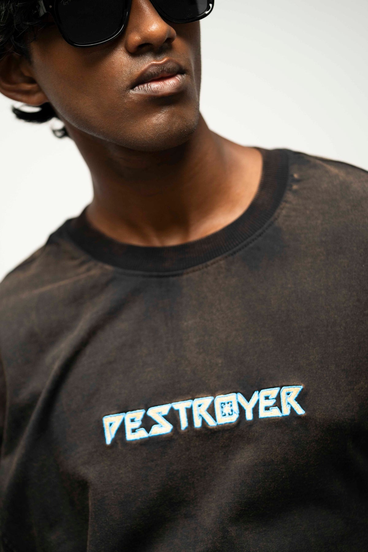 KRISHNA BLACK OVERSIZE TEE 240 GSM
