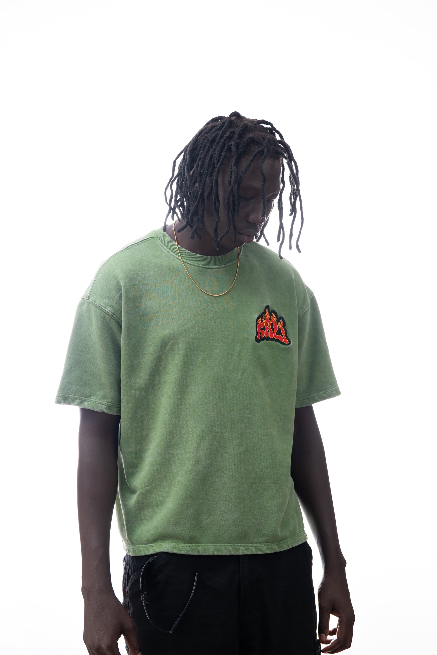 Kali Oversized T-Shirt – Faded Green