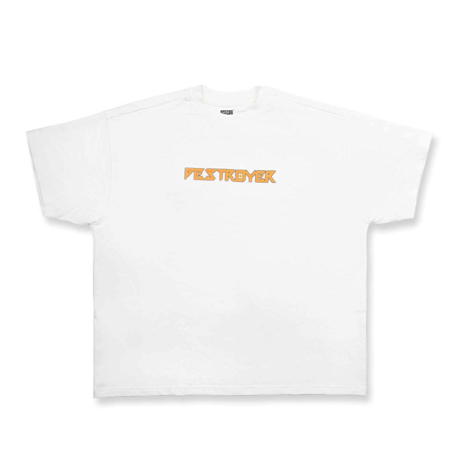 OVER SIZE  WHITE T SHIRT KRISH PRINT