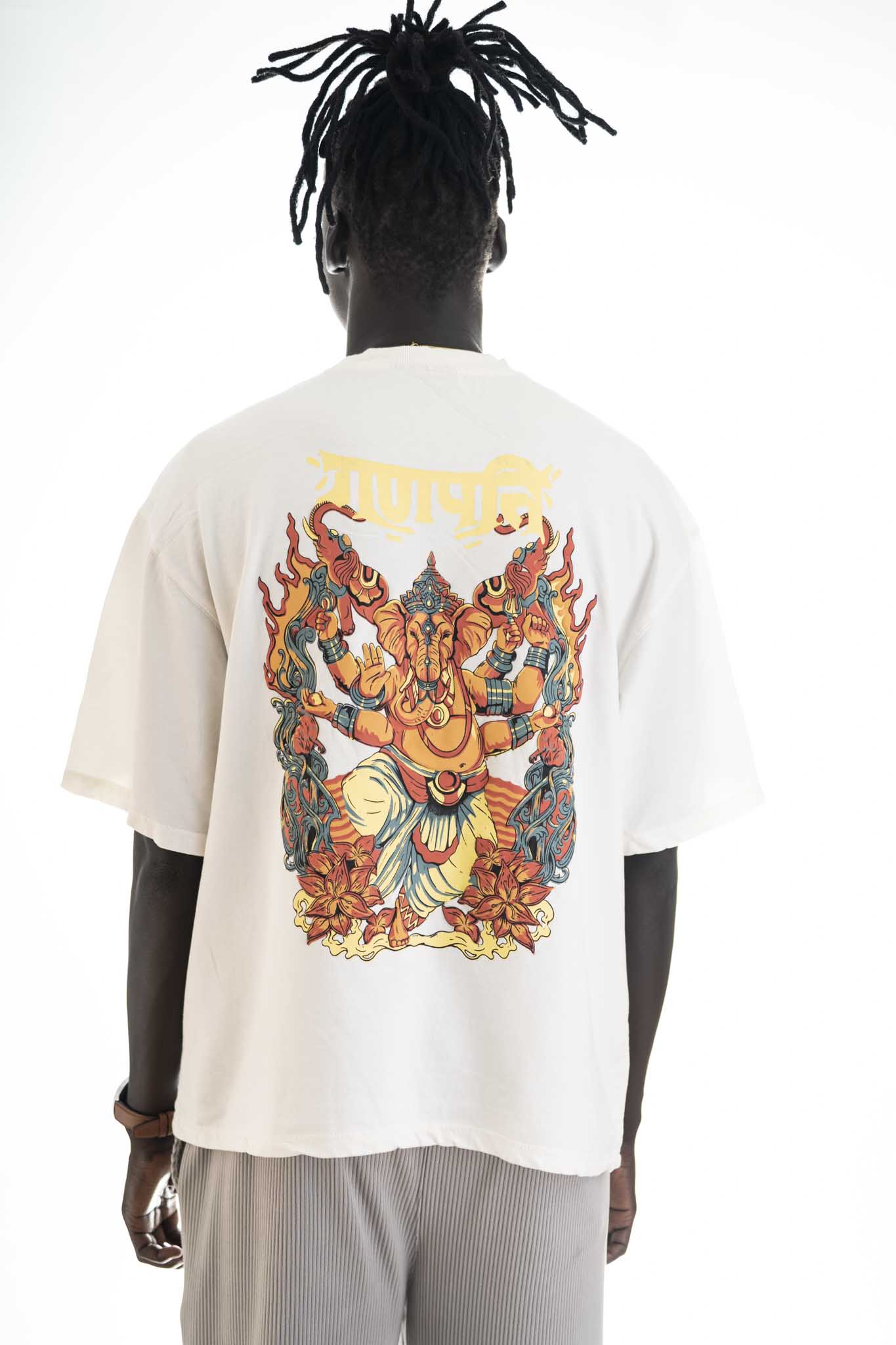 The Protector – Ganpathi Oversized Tee | Sacred Theory