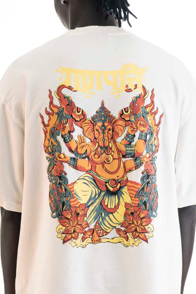 The Protector – Ganpathi Oversized Tee | Sacred Theory