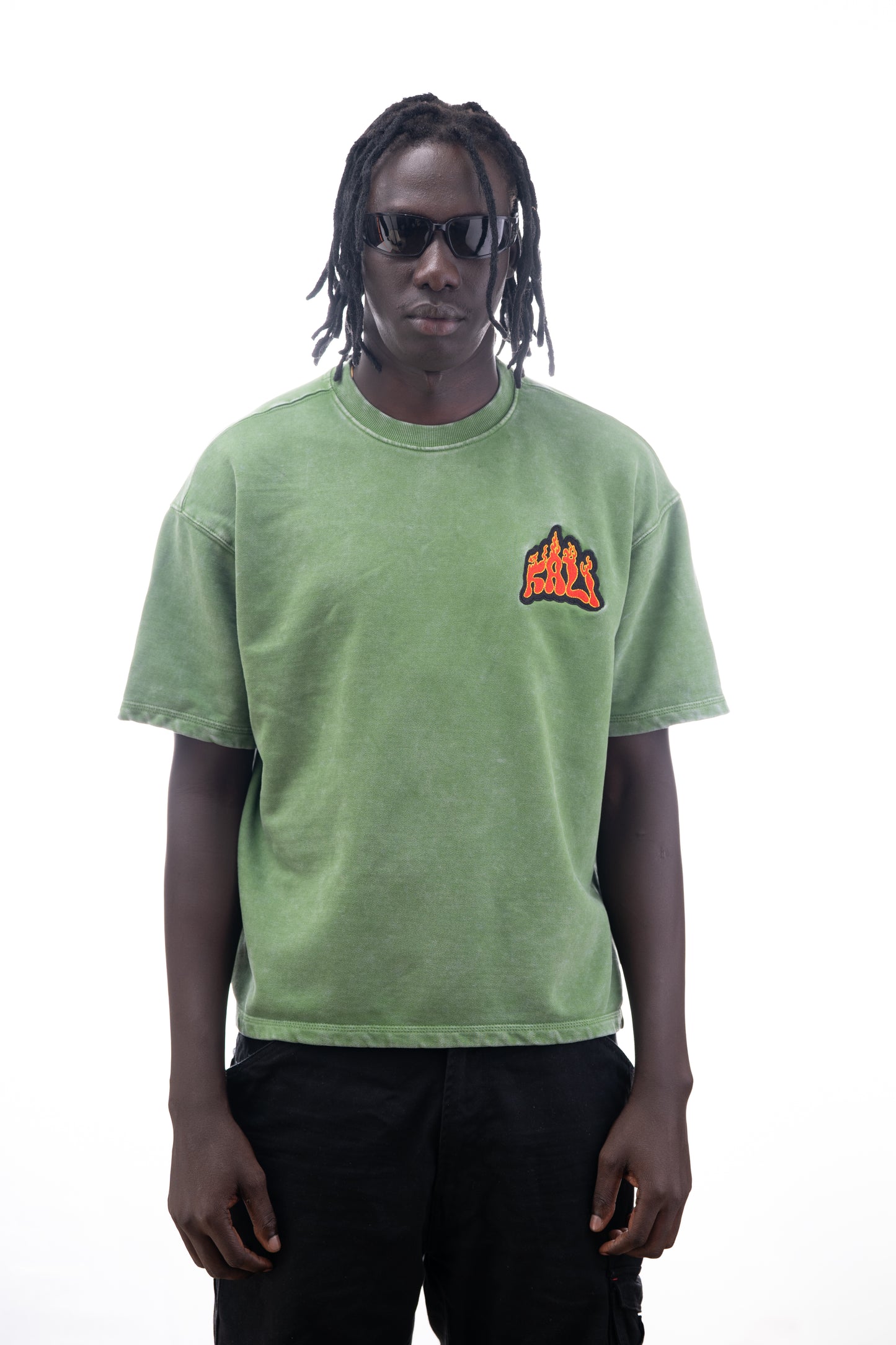 Kali Oversized T-Shirt – Faded Green