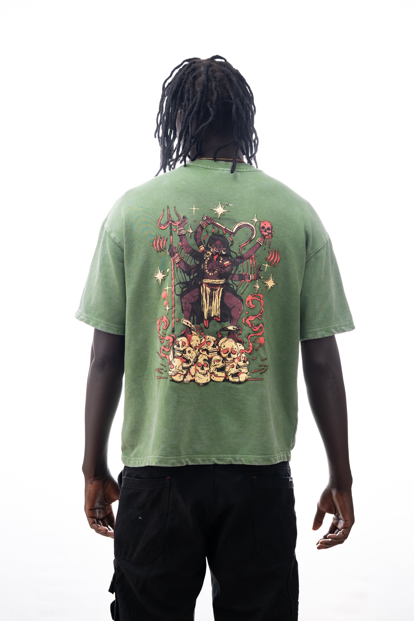 Kali Oversized T-Shirt – Faded Green