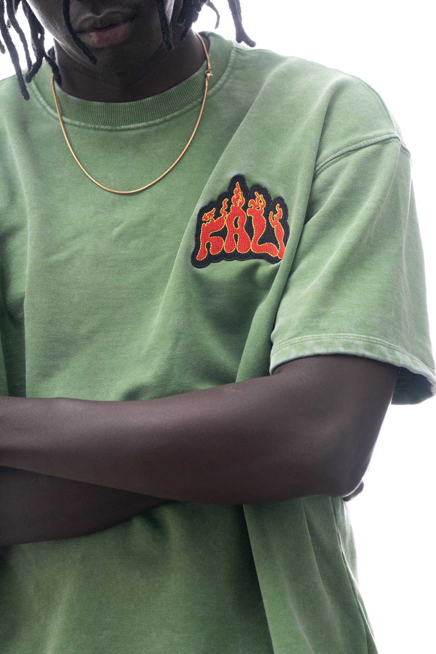 Kali Oversized T-Shirt – Faded Green