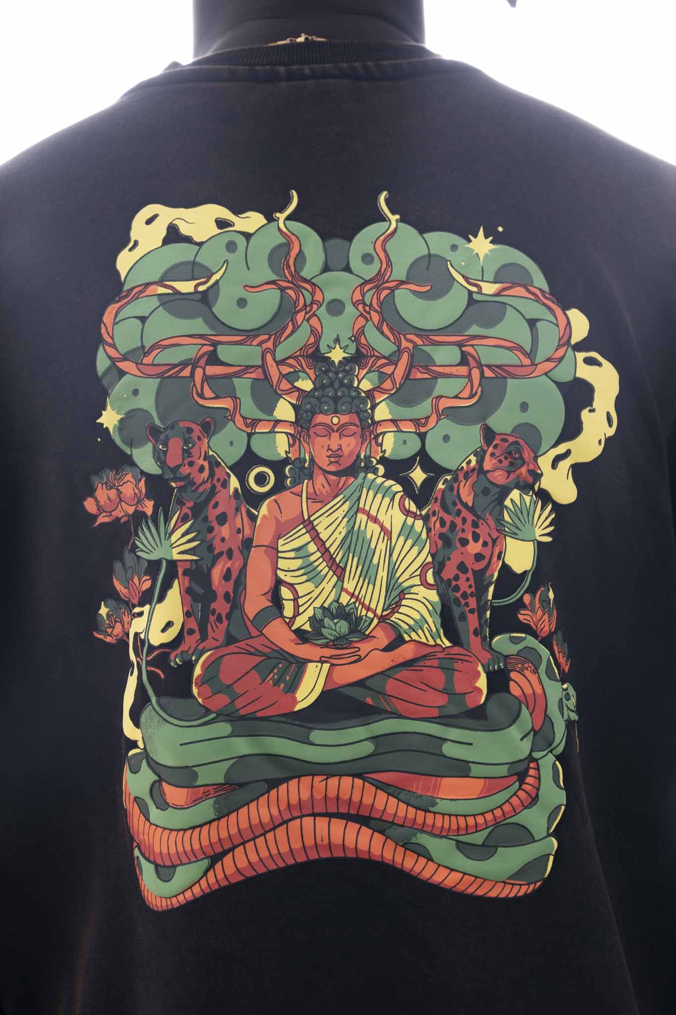 The Buddha – Calm Within Oversized Tee
