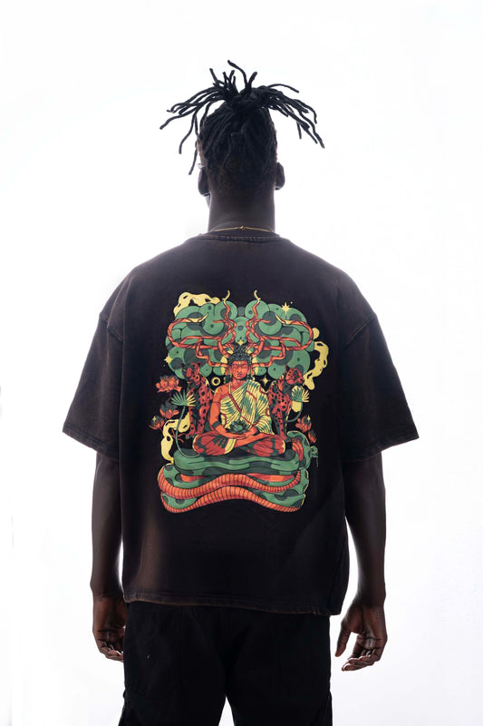 The Buddha – Calm Within Oversized Tee