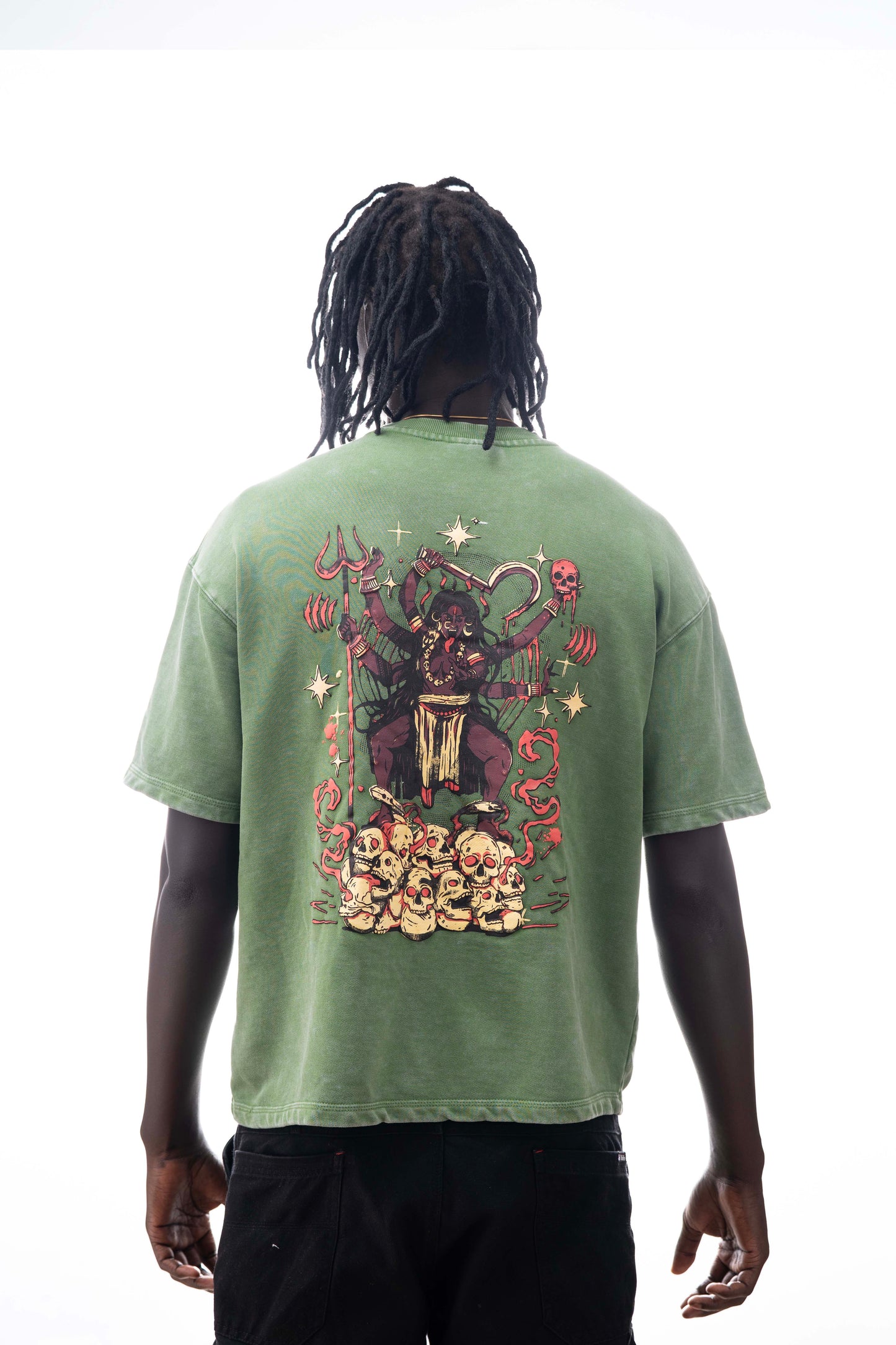 Kali Oversized T-Shirt – Faded Green